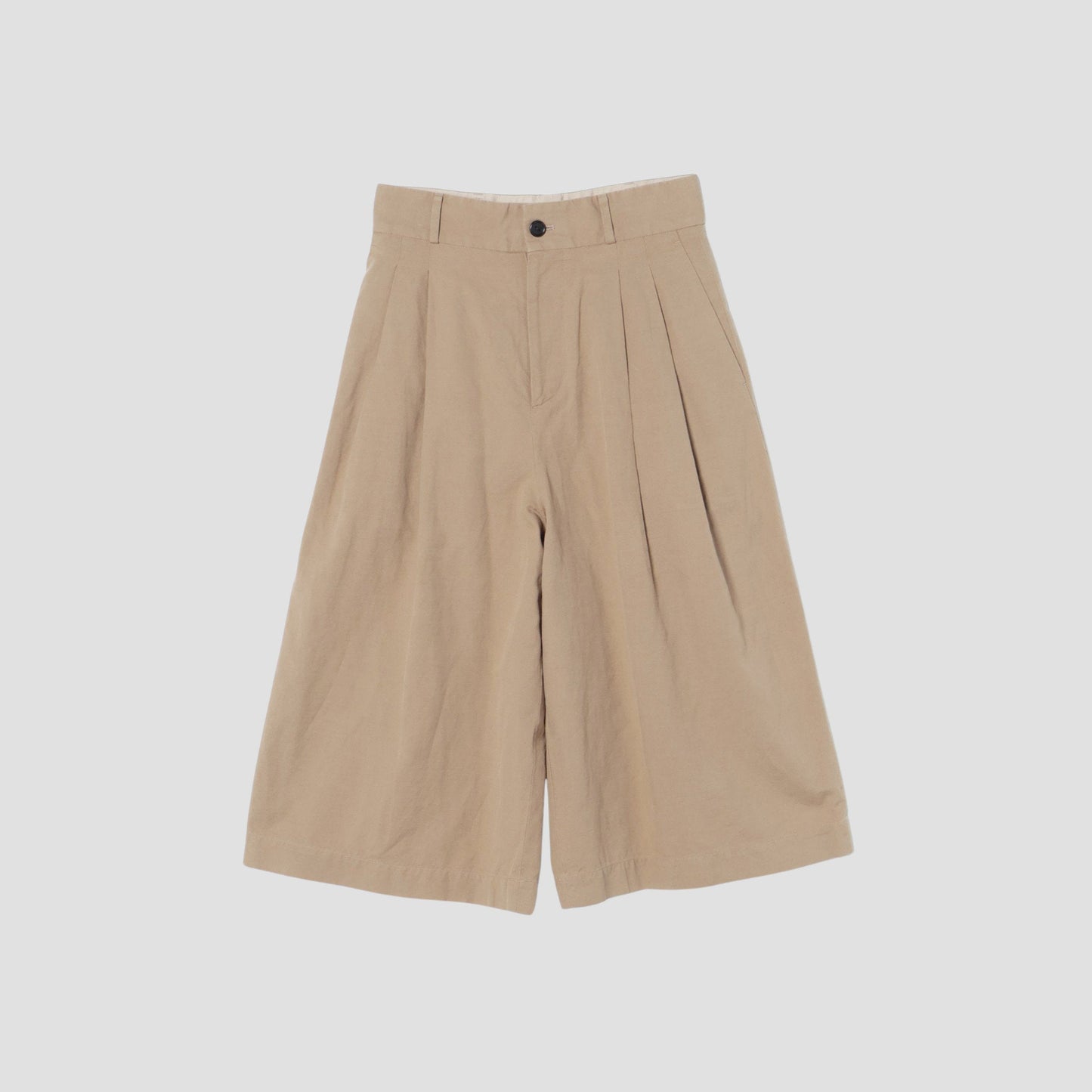 COTTON LINEN OXFORD TROUSERS
