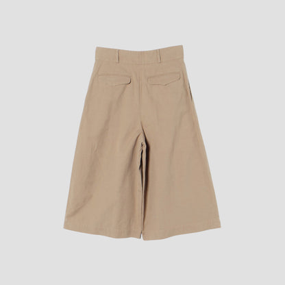 COTTON LINEN OXFORD TROUSERS