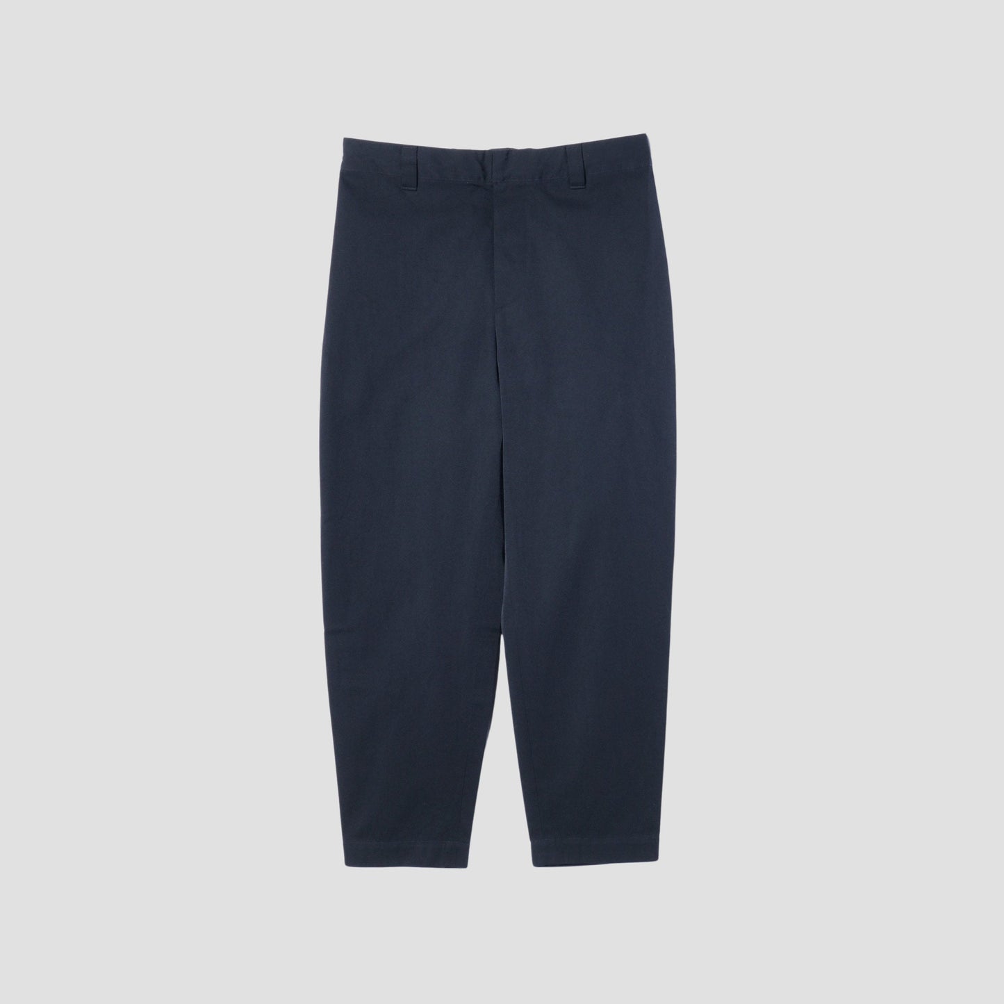 WOOL COTTON TWILL TROUSERS