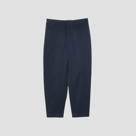 WOOL COTTON TWILL TROUSERS