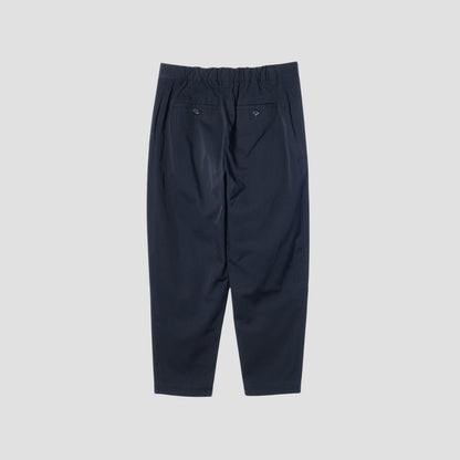 WOOL COTTON TWILL TROUSERS