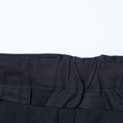 WOOL COTTON TWILL TROUSERS