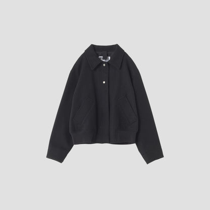 COARSE WOOL MELTON BLOUSON