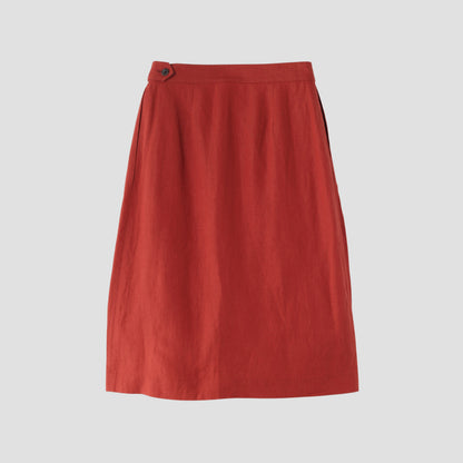 SHIRTING LINEN SKIRT