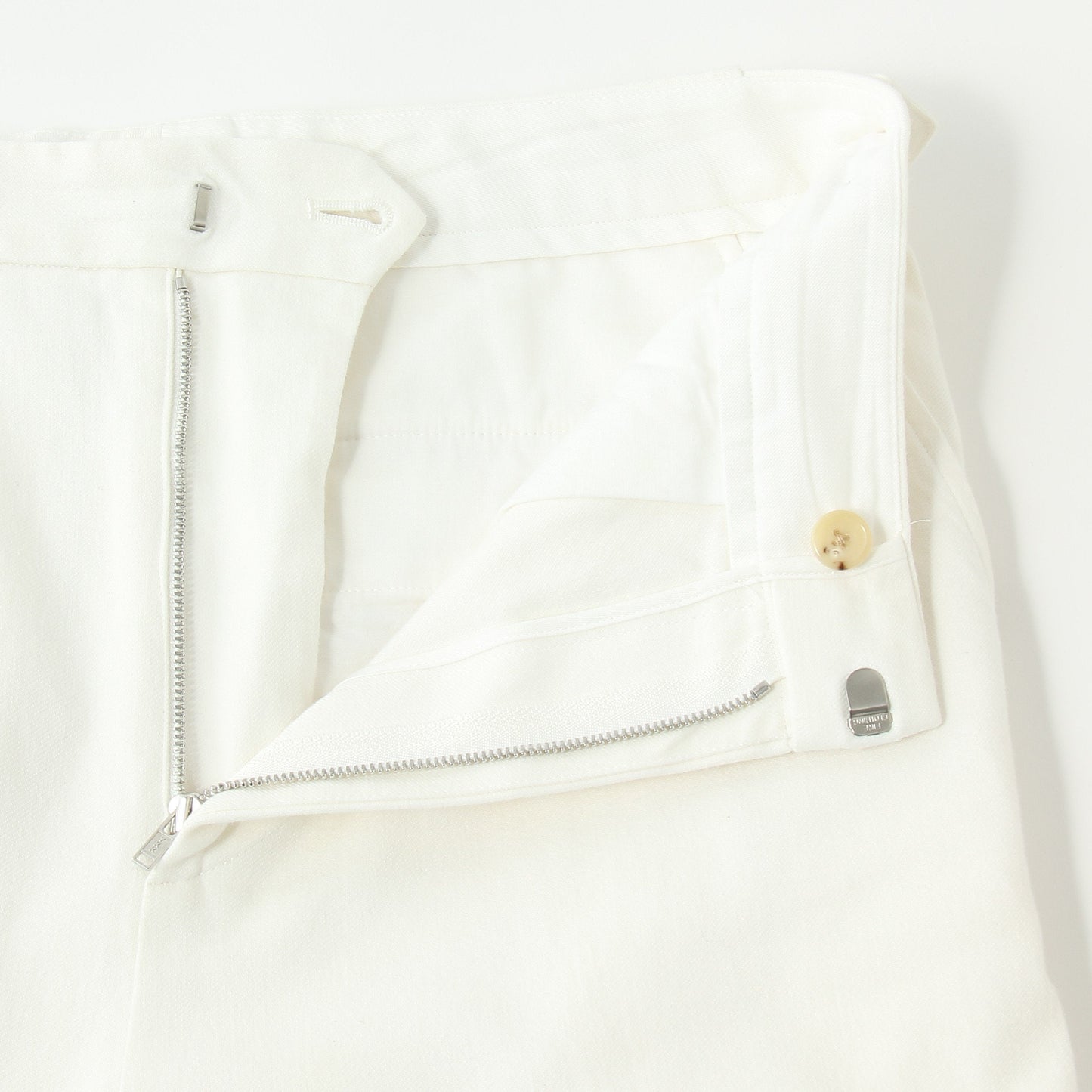 WASHED COTTON TWILL TROUSERS