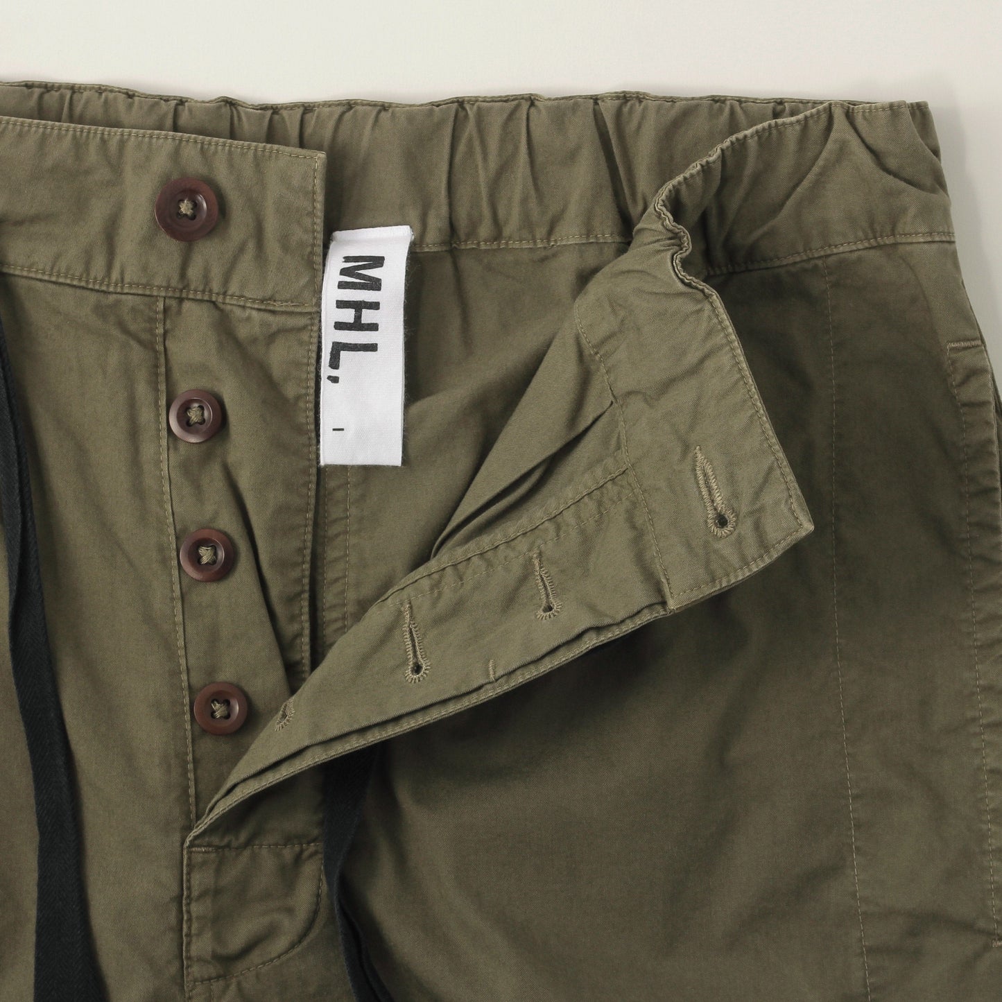 SUPERFINE COTTON TWILL TROUSERS