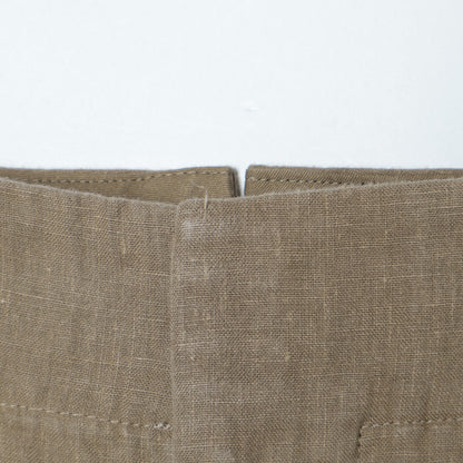PLAIN LINEN TROUSERS