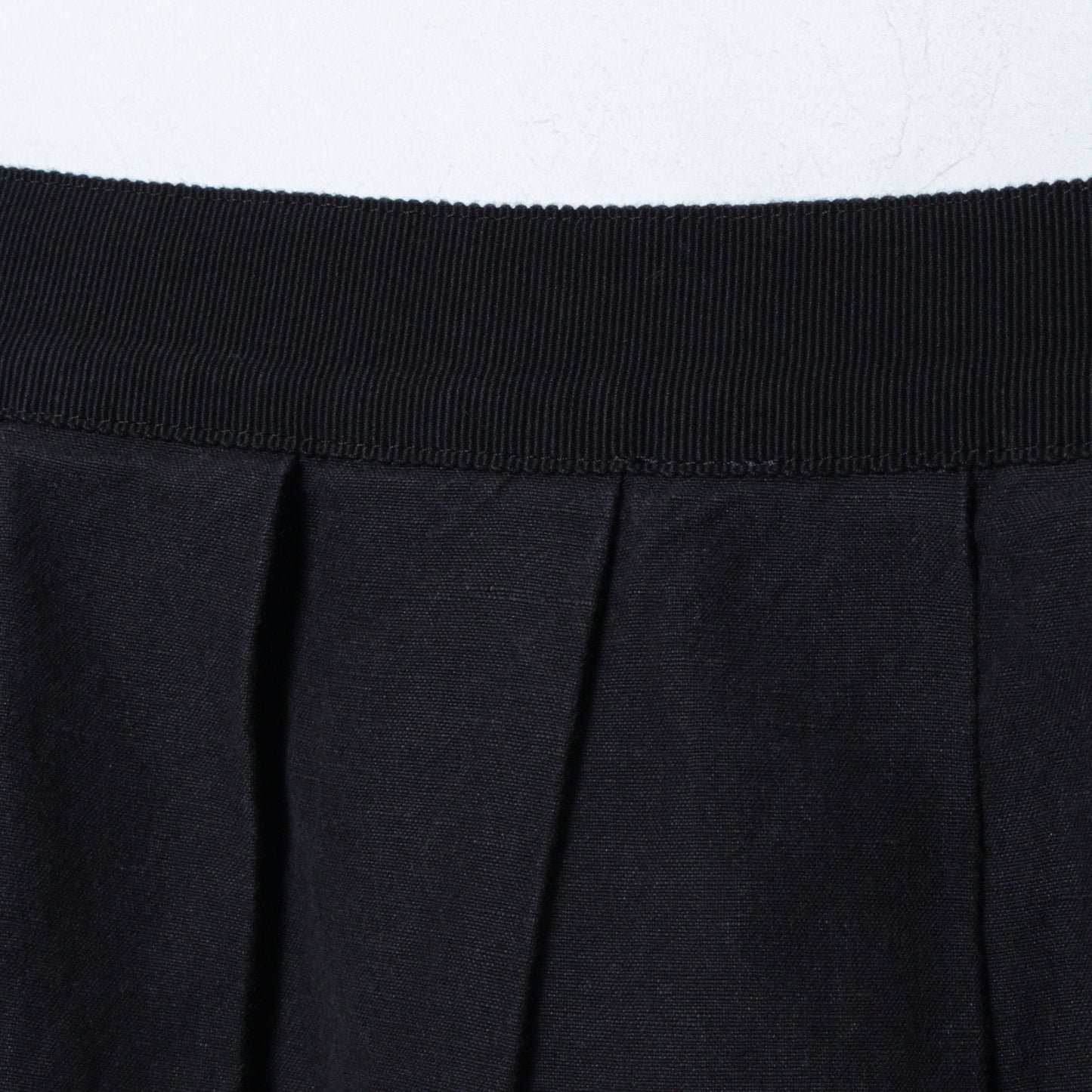 PLAIN WEAVE LINEN COTTON SKIRT