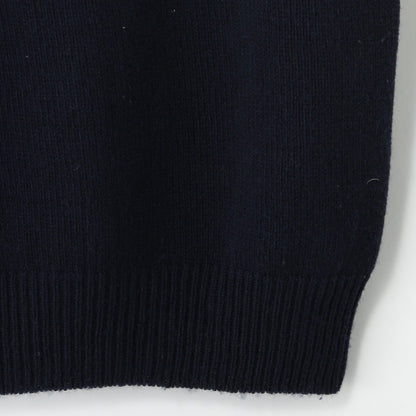 LONG SLEEVE CAST OFF ROLL NECK KNIT