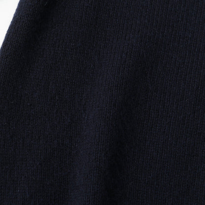 LONG SLEEVE CAST OFF ROLL NECK KNIT