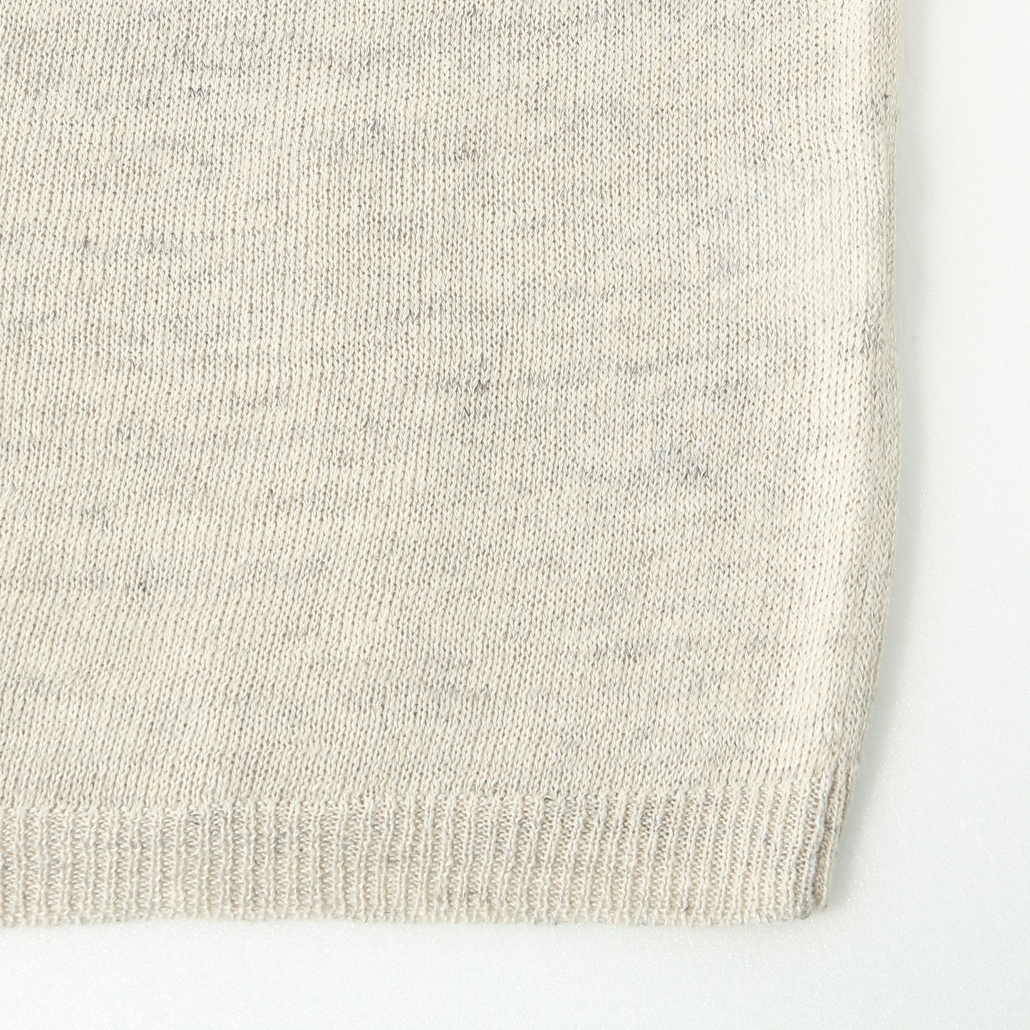 NATURAL MELANGE LINEN KNIT