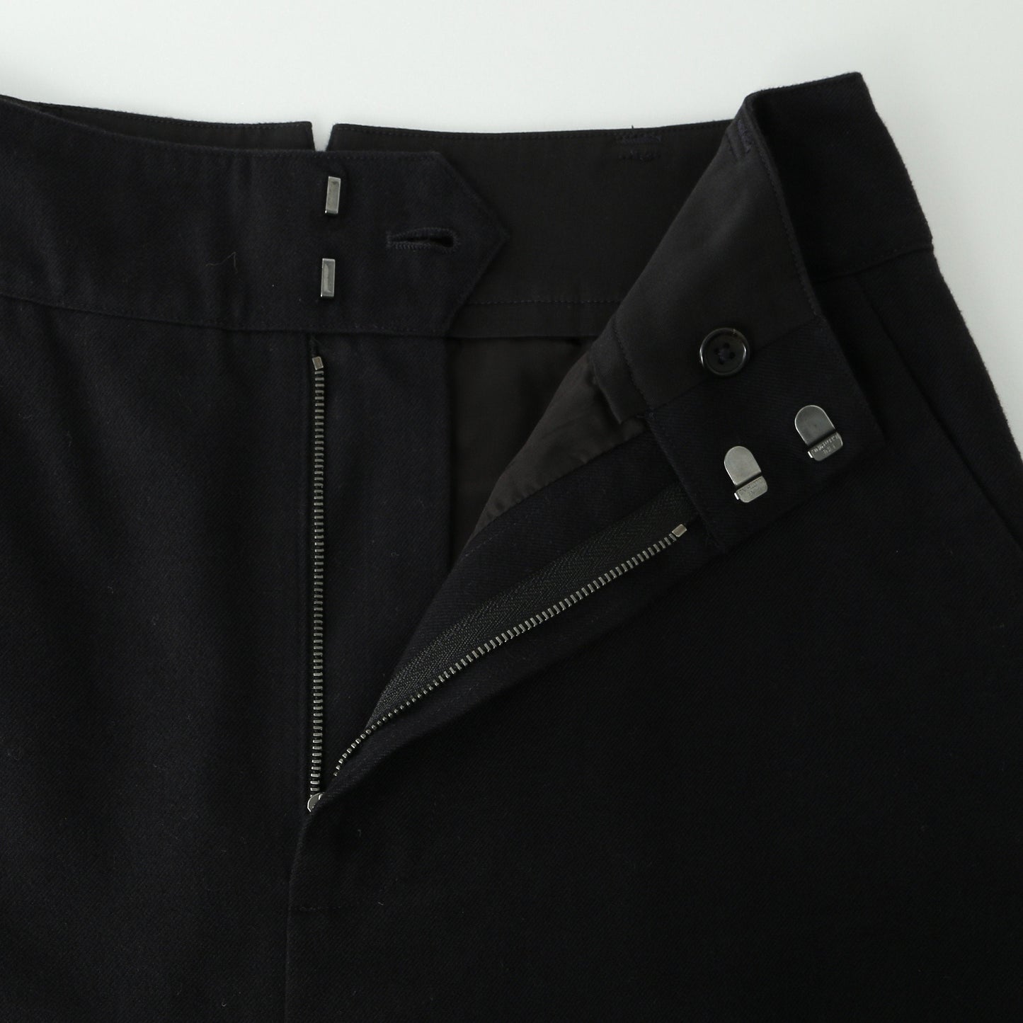 BRUSHED COTTON WOOL SKIRT