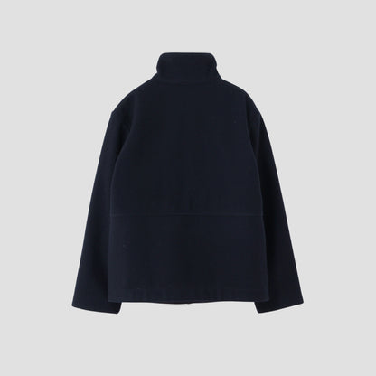 DENSE WOOL MELTON COAT