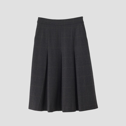 FINE WOOL FLANNEL SKIRT