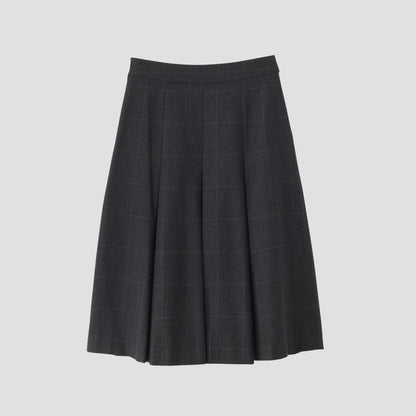 FINE WOOL FLANNEL SKIRT