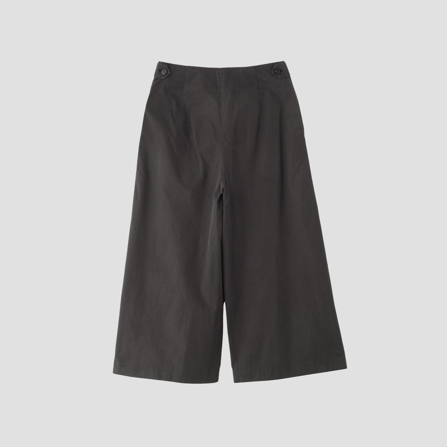 WASHED YARN DYE POPLIN TROUSERS