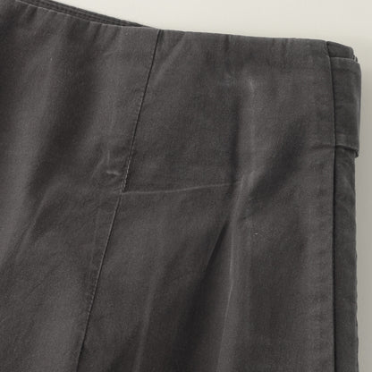 WASHED YARN DYE POPLIN TROUSERS
