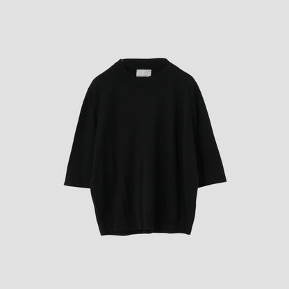 DEEP RIB T SHIRT KNIT