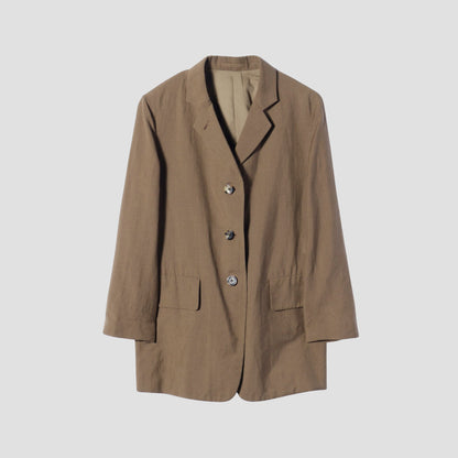 SOFT WOOL LINEN JACKET