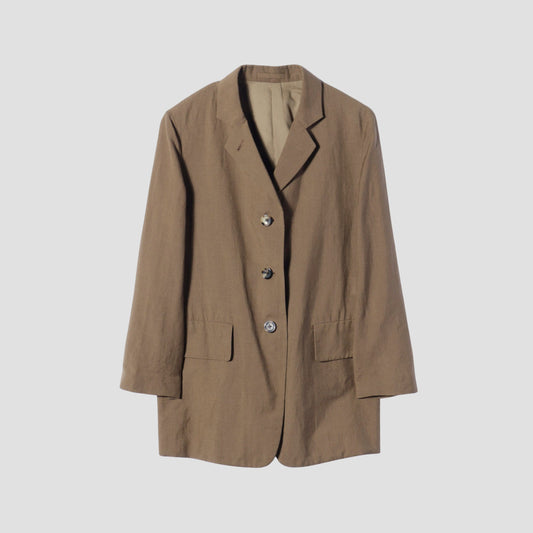 SOFT WOOL LINEN JACKET