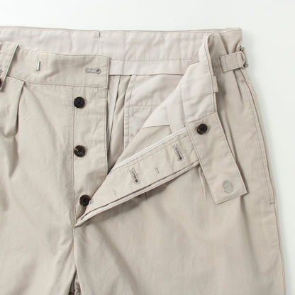 COTTON OXFORD TROUSERS