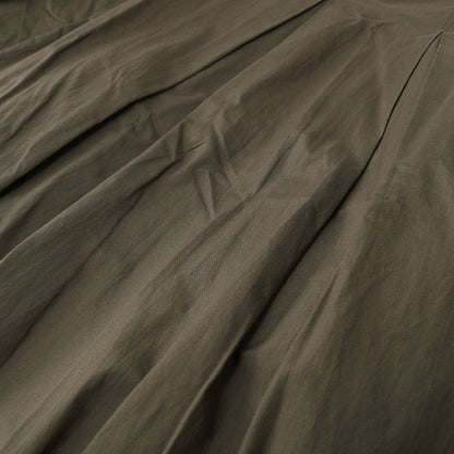 COTTON SILK POPLIN SKIRT