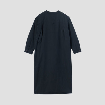 COTTON WOOL TWILL DRESS