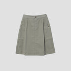 MILITARY COTTON LINEN SKIRT