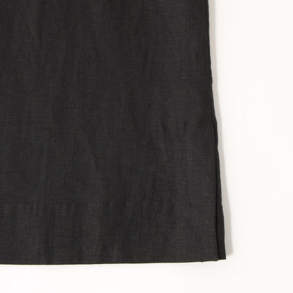 HIGH DENSE LINEN POPLIN DRESS