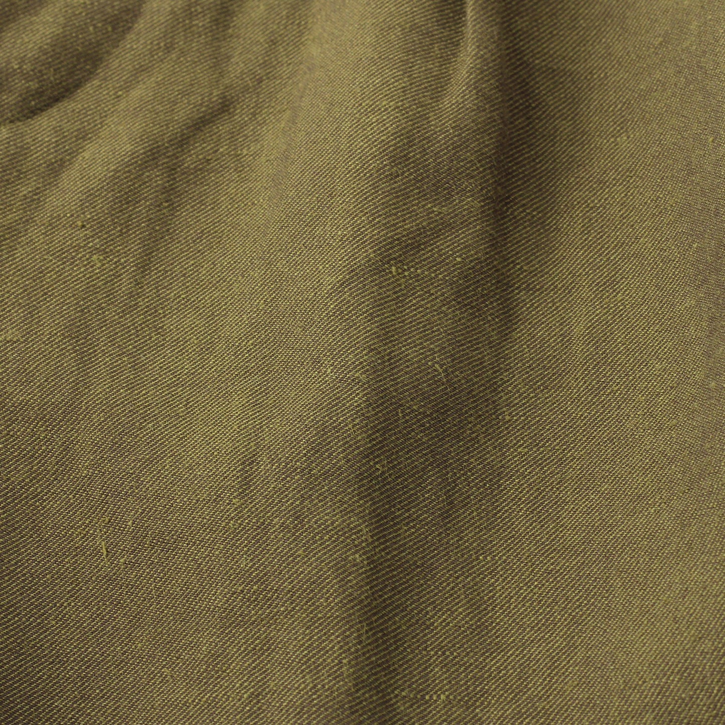 LINEN WOOL TWILL TROUSERS