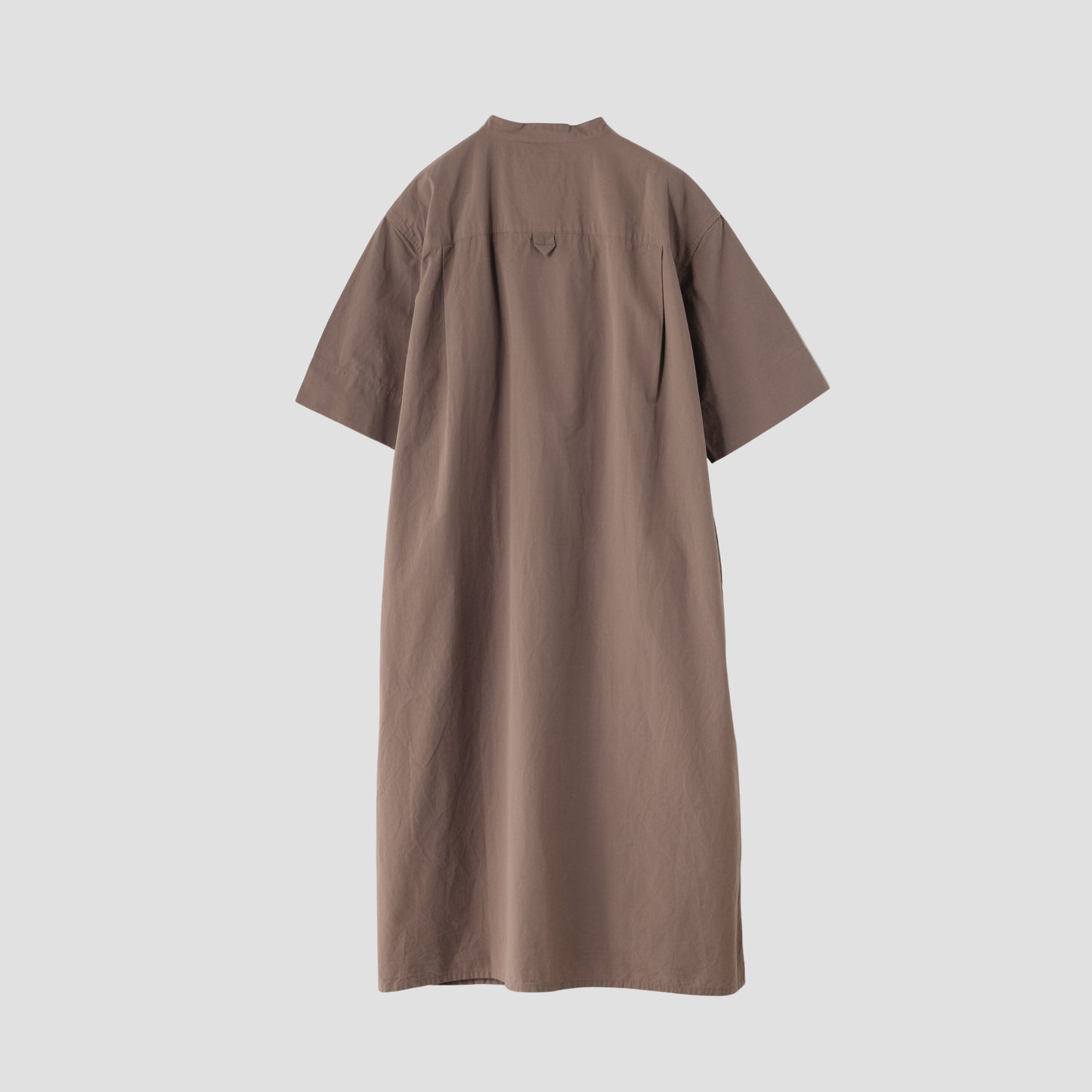 SANDED COTTON LINEN DRESS