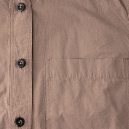 SANDED COTTON LINEN DRESS