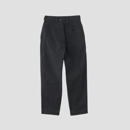 UNEVEN COTTON CANVAS TROUSERS