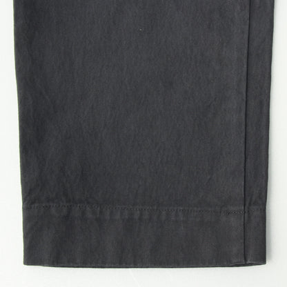 UNEVEN COTTON CANVAS TROUSERS