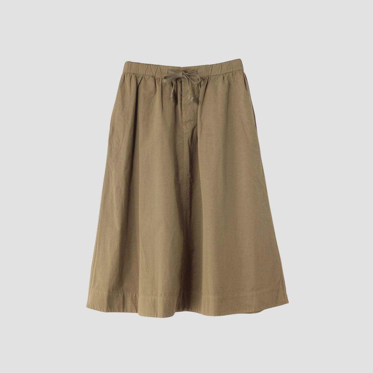 COTTON RAMIE TOUGH POPLIN SKIRT
