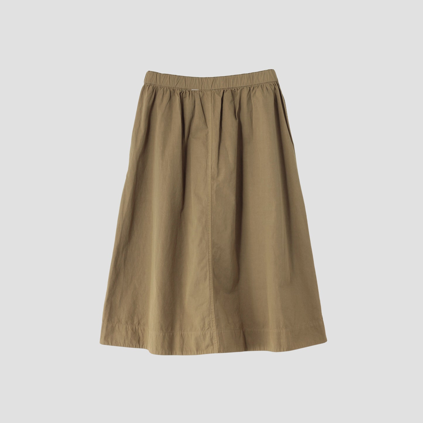 COTTON RAMIE TOUGH POPLIN SKIRT