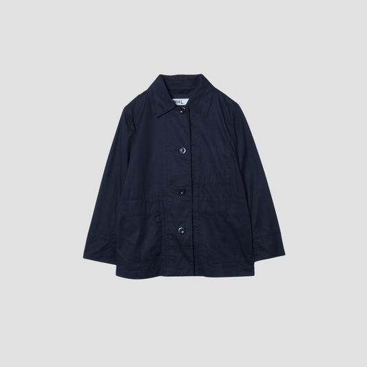WASHED COTTON LINEN COAT