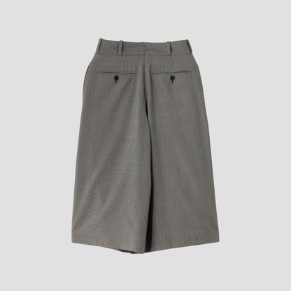 FINE WOOL POPLIN TROUSERS
