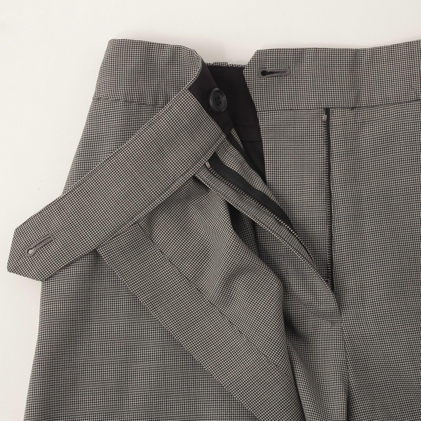 FINE WOOL POPLIN TROUSERS