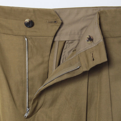 VISCOSE COTTON TWILL TROUSERS