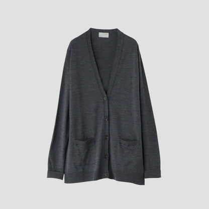 BASIC MERINO CARDIGAN KNIT