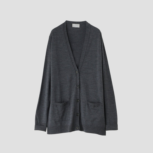 BASIC MERINO CARDIGAN KNIT
