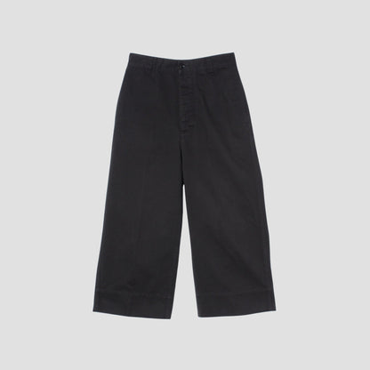 WASHED COTTON DRILL TROUSERS