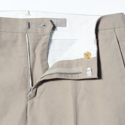 COTTON LINEN OXFORD TROUSERS