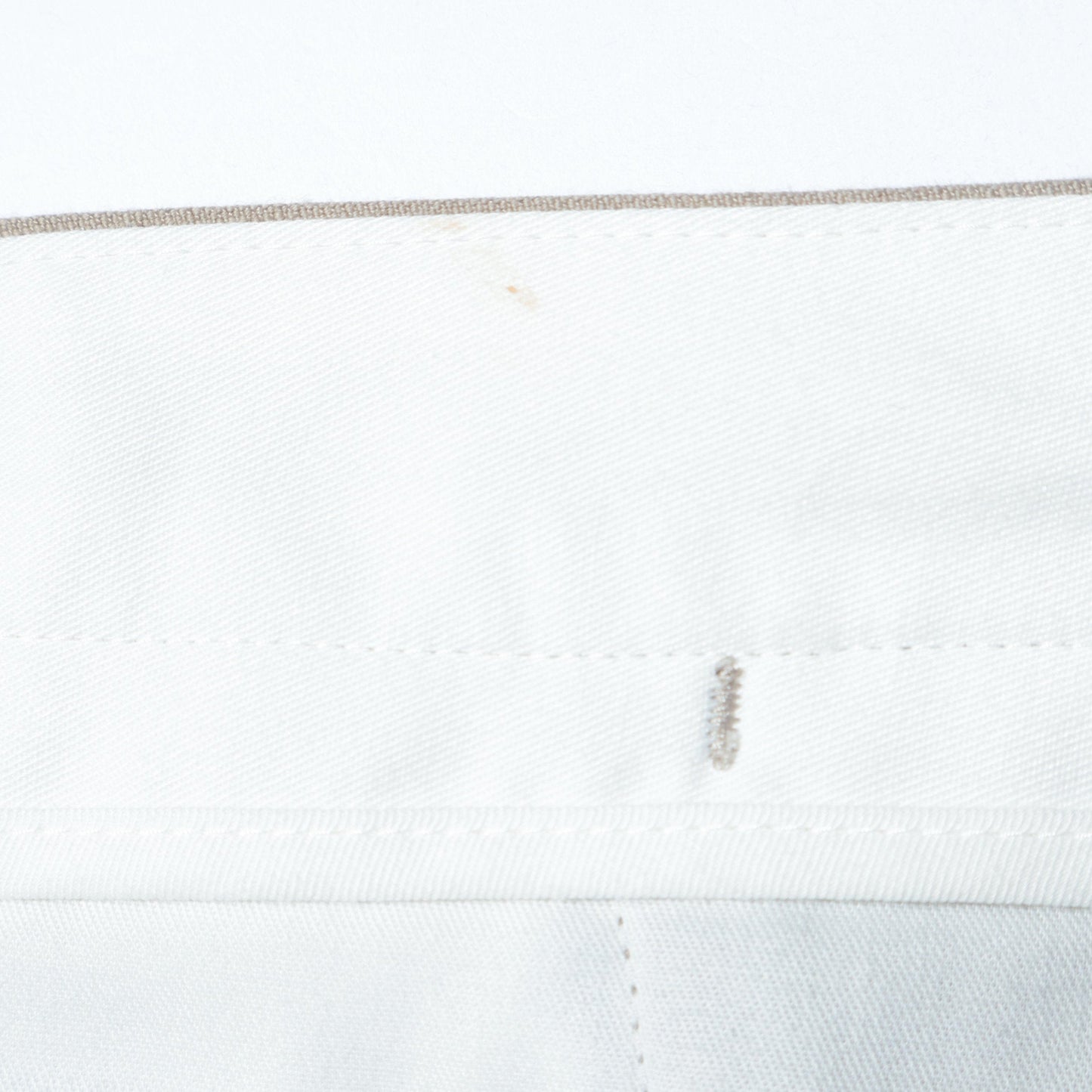 COTTON LINEN OXFORD TROUSERS