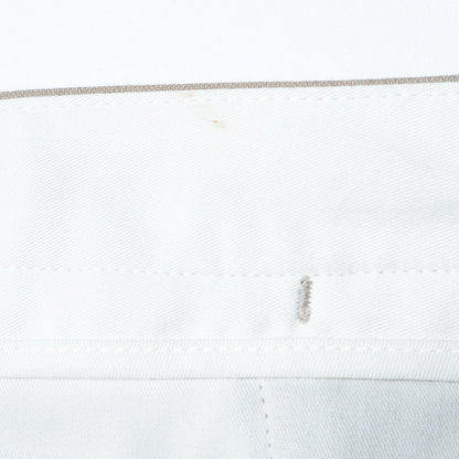 COTTON LINEN OXFORD TROUSERS
