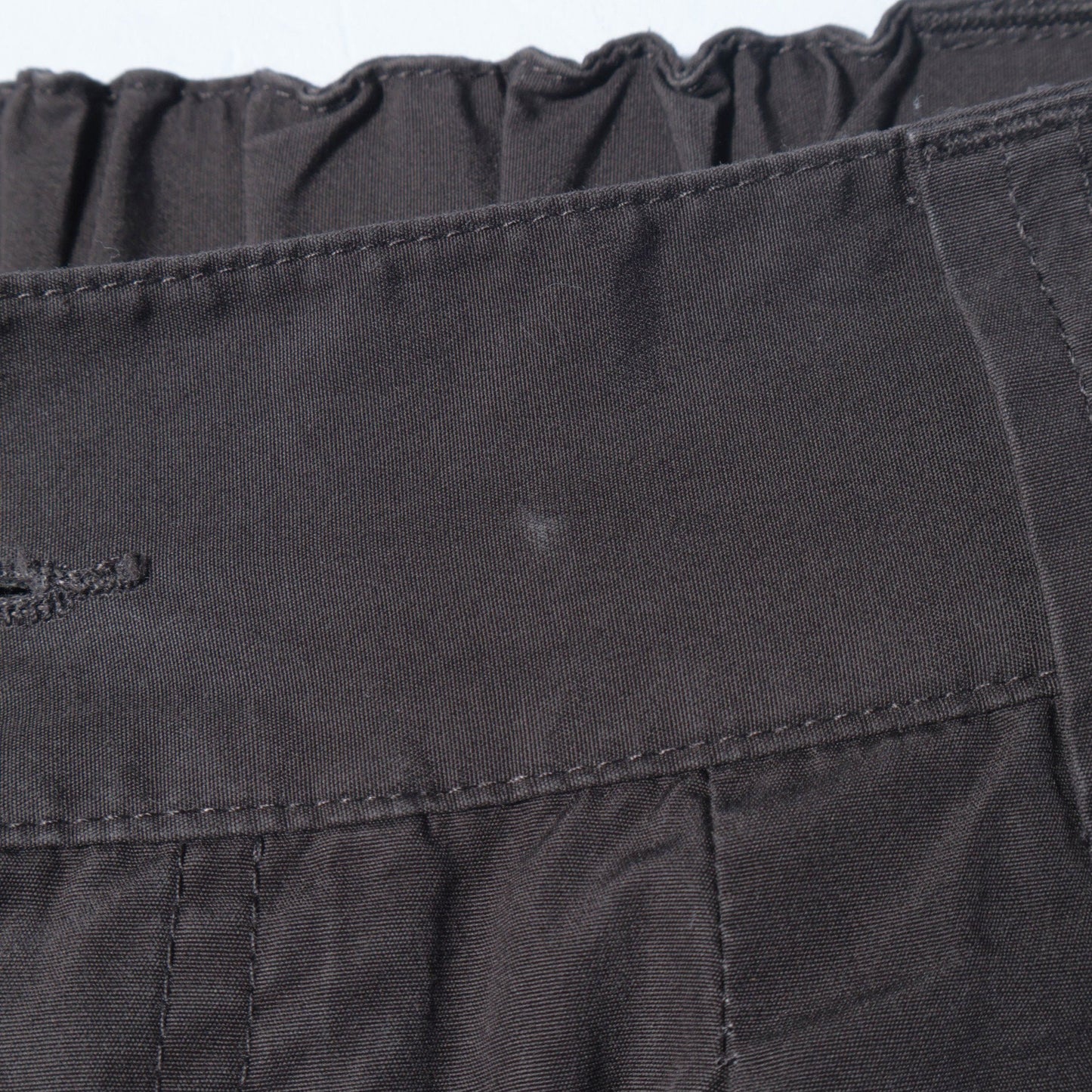 FINE COMPACT COTTON POPLIN TROUSERS