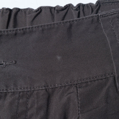 FINE COMPACT COTTON POPLIN TROUSERS