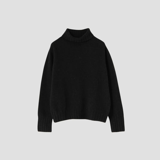 WIDE ROLL NECK KNIT