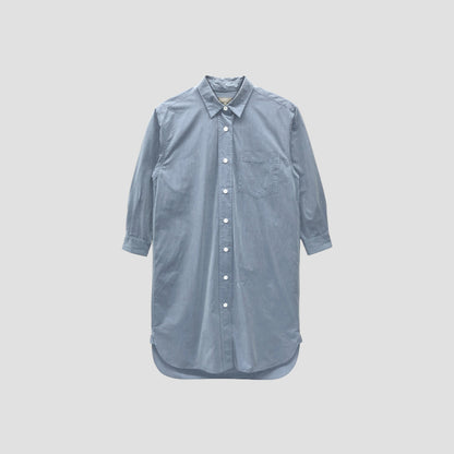 YARN DYED COTTON POPLIN DRESS